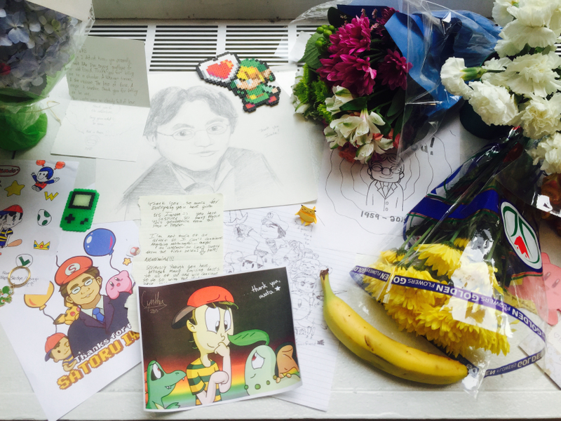 Illustration for article titled Satoru Iwata Memorial At The Nintendo World Store In NYC